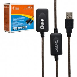 کابل افزایش طول برددار USB 2.0 گلد اسکار (GOLD oscar) طول 15 متر