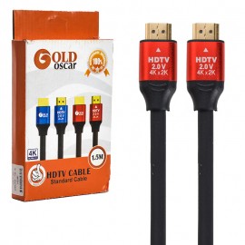 کابل HDMI 2.0V 4K گلد اسکار (GOLD oscar) طول 1.5 متر
