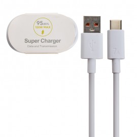 کابل تایپ سی (Type-C) طول 1 متر 120W 7A گارانتی تست