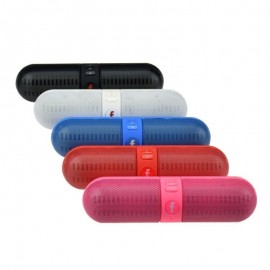 اسپیکر بلوتوث شارژی رم خور فلش خور mini Speaker مدل BT808L قرمز