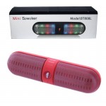 اسپیکر بلوتوث شارژی رم خور فلش خور mini Speaker مدل BT808L قرمز