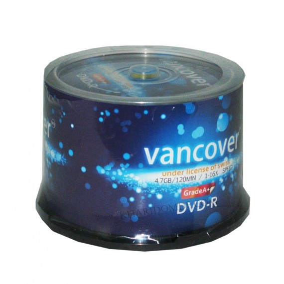 DVD خام VANCOVER باکس 50 تایی