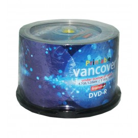 DVD خام پرینتیبل Vancover باکس 50 تایی