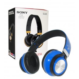 هدفون بلوتوث رم خور Sony مدل S110 آبی