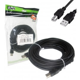 کابل پرینتر USB شیلددار 10 متری KNET