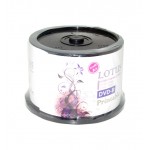 DVD خام پرینتیبل Lotus باکس 50 تایی