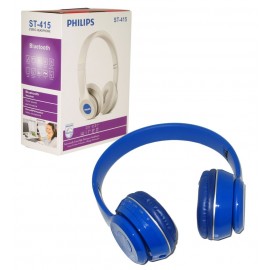 هدست بلوتوث رم خور  Philips  مدل ST-415 آبی