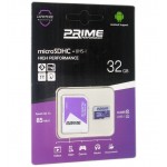 رم موبایل Prime 32GB MicroSDHC 85 Mb/S خشاب دار