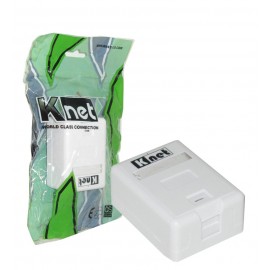 پریز روکار تک پورت شاتر دار Knet مدل KP-N1097