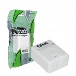 پریز روکار تک پورت شاتر دار Knet مدل KP-N1097