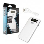 پاور بانک ال سی دی دار knet مدل 5000mAH 1.0/2.1A