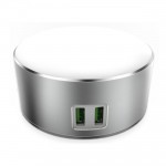 شارژر 2 پورت + چراغ LED مدل Max-CHA2266