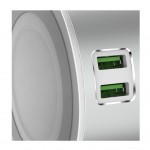 شارژر 2 پورت + چراغ LED مدل Max-CHA2266