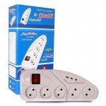 محافظ برق تکسان الکترونیک مدل 5 خانه 3 متری
