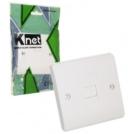 فیس پلیت تک پورت کی نت (Knet) 86*86mm مدل K-N-1124