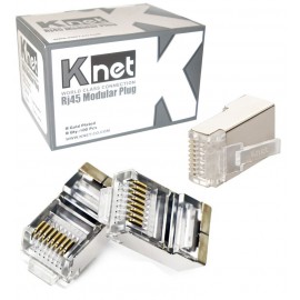 سوکت شبکه 100 تایی knet مدل Cat6 SFTP ( شیلددار)