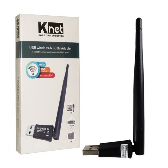 دانگل Wifi شبکه آنتن دار Knet 5DBI 300M