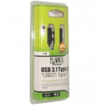 کابل 1 متری USB 3.1 TYPE C مدل Knet Plus