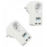 رابط برق دیواری 1 خانه Knet Plus مدل Kp-PS03-USB