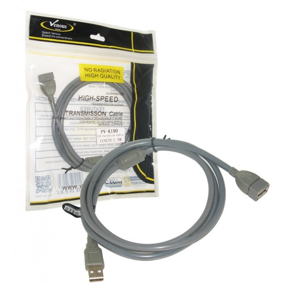 کابل افزایش طول USB طول 1.5 متر venous مدل K190