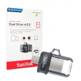 فلش SanDisk مدل 64GB Dual Drive m3.0