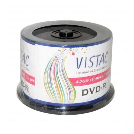 DVD خام ویستک (Vistac) باکس 50 تایی
