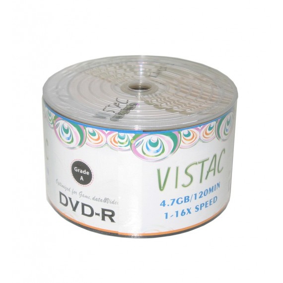 DVD خام Vistac شرینگ 50 تایی