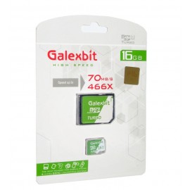 رم موبایل GalexBit مدل 16GB MicroSD 70Mb/S Turbo 466X خشاب دار