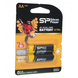 باتری قلمی Silicon Power Ultra Alkaline (کارتی 2 تایی)