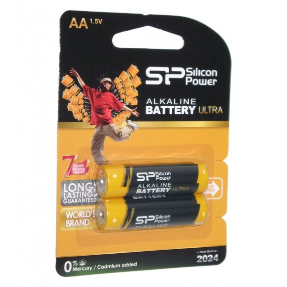 باتری قلمی Silicone Power Ultra Alkaline (کارتی 2 تایی)