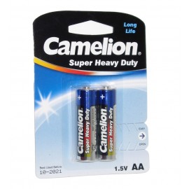 باتری قلمی کملیون (Camelion) مدل Super Heavy Duty (کارتی 2 تایی)