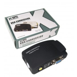 تبدیل Video و S-Video به VGA + کابل Knet