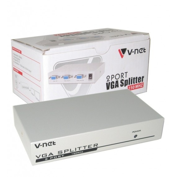 اسپلیتر VGA دو پورت 150Hz V-net