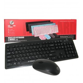 کیبورد و موس بی سیم ایکس پی (XP) مدل W6000A رنگی