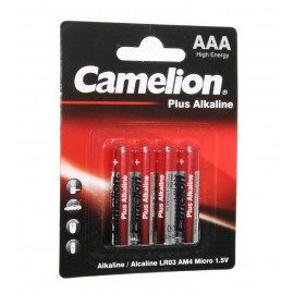 باتری نیم قلمی کملیون (Camelion) مدل Plus Alkaline (کارتی 4 تایی)