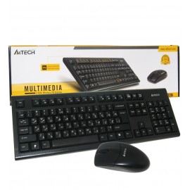 کیبورد و موس بی سیم ای فور تک (A4 TECH) مدل 3100N