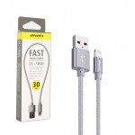 کابل آیفون اورجینال پاوربانکی Awei مدل CL-988 نقره ای