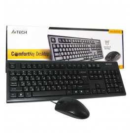 کیبورد و موس سیم دار ای فور تک (A4TECH) مدل KR-8520DS
