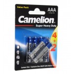 باتری نیم قلمی Camelion مدل Super Heavy Duty (کارتی 6 تایی)