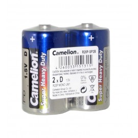 باتری سایز بزرگ کملیون (Camelion) مدل Super Heavy Duty شیرینگ 2 تایی