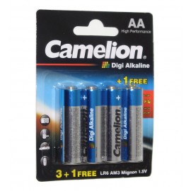 باتری قلمی کملیون (Camelion) دی جی Digi Alkaline (کارتی 4 تایی)