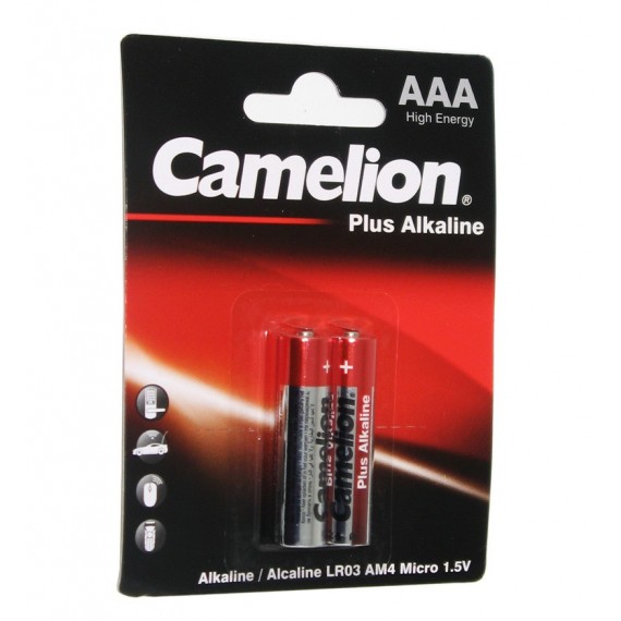 باتری نیم قلمی Camelion مدل Plus Alkaline (کارتی 2 تایی)