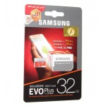 رم موبایل Samsung مدل 32GB MicroSDHC U1 Evo Plus خشاب دار