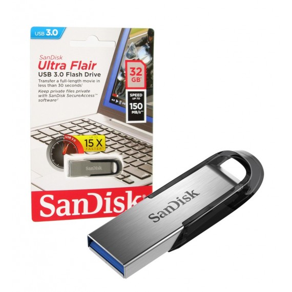 فلش SanDisk مدل 32GB USB3.0 Ultra Flair