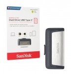فلش SanDisk مدل 32GB Dual Drive USB TYPE-C