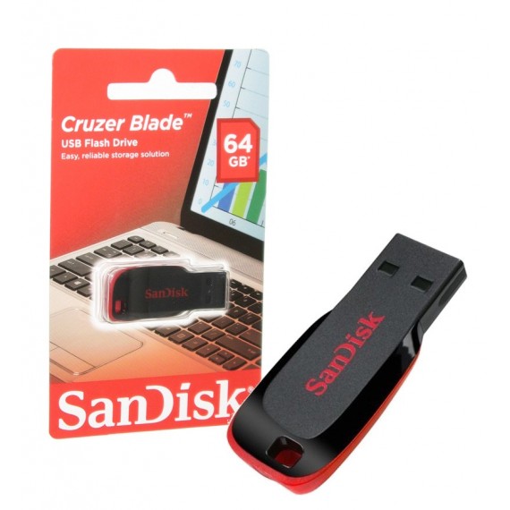 فلش SanDisk مدل 64GB Cruzer Blade