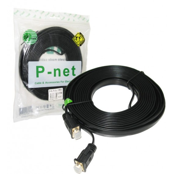 کابل VGA طول 10 متر فلت P-Net