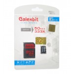 رم موبایل GalexBit مدل 16GB MicroSD 50Mb/S Turbo 333X خشاب دار