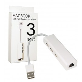 هاب 3 پورت + شبکه اکسترنال Rj45