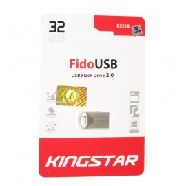 فلش کینگ استار (KingStar) مدل 32GB Fido USB KS218 نقره ای